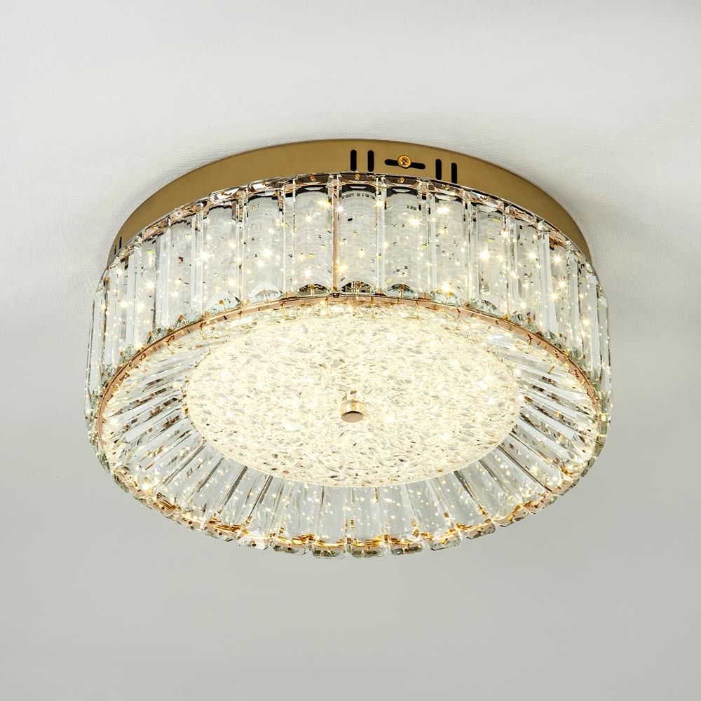 Потолочный светильник 40*40 см, LED 48W, 3000 / 6000K, Золото MODELUX ML.2305.400 GD