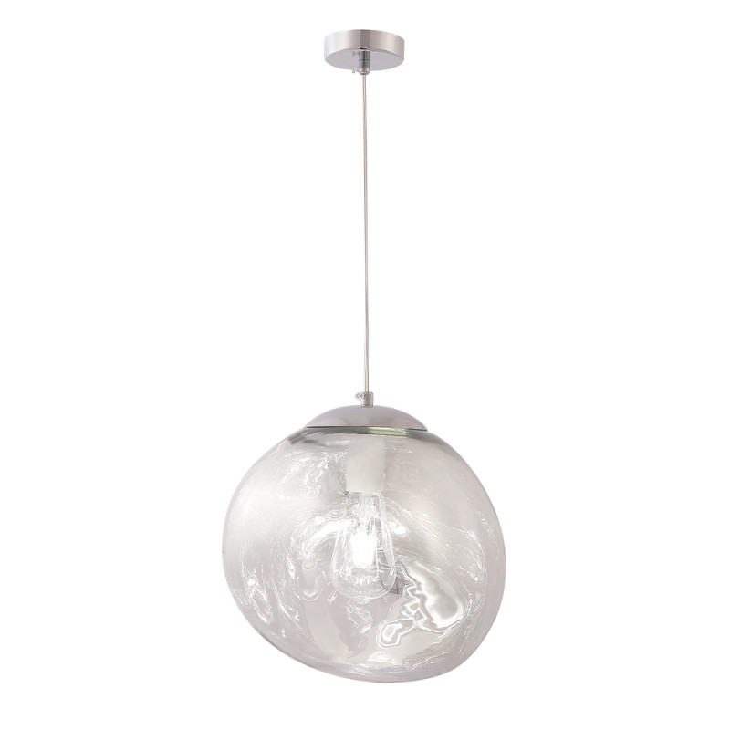 Светильник подвесной Crystal Lux MALAGA SP1 D280 CHROME Хром снят с производства