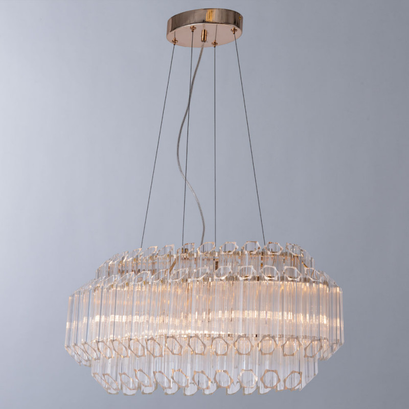 Подвесной светильник овал 34*63 см Arte Lamp Jastin A2848SP-5GO золото