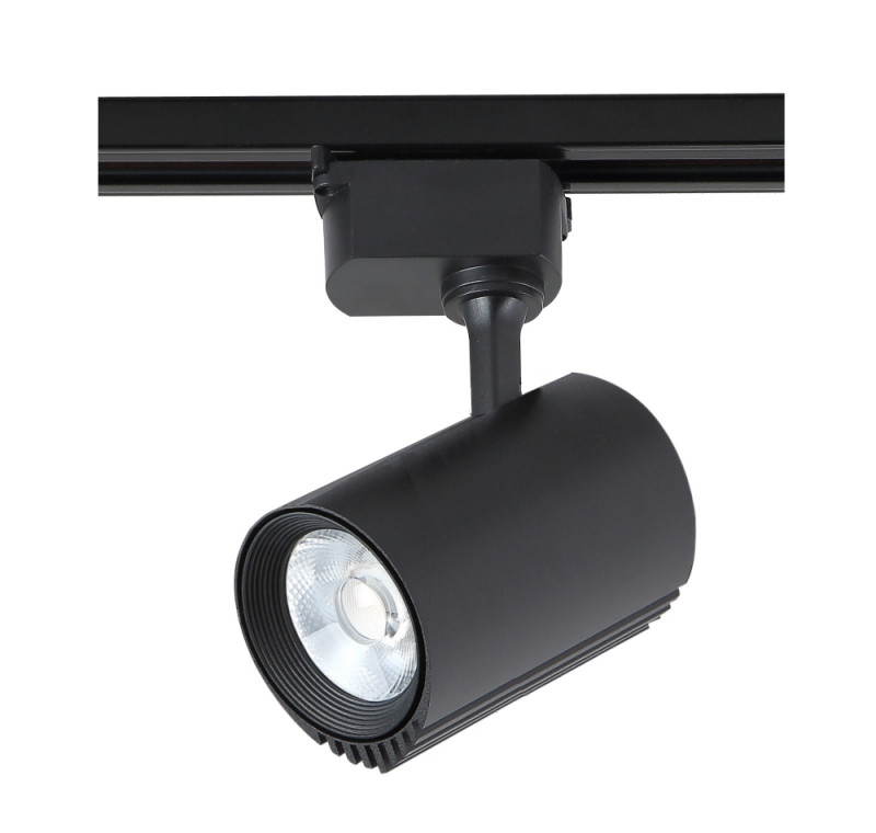 Cветильник трековый однофазный 7 см, 1*20W, 3000K, Crystal Lux CLT 0.31 007 20W BL Черный