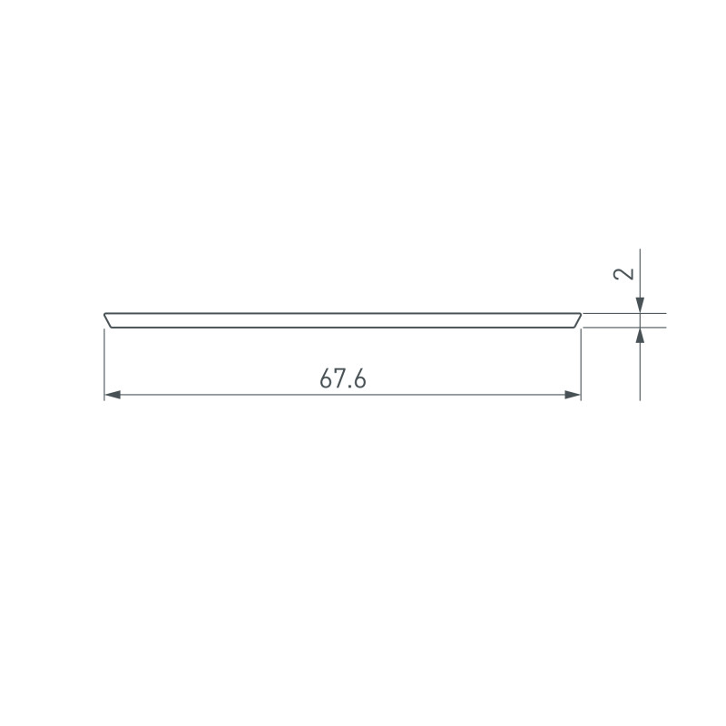Экран Arlight 019943 200*6,6* см. Цена указана за 2 метра. Продается кратно 2 метрам.