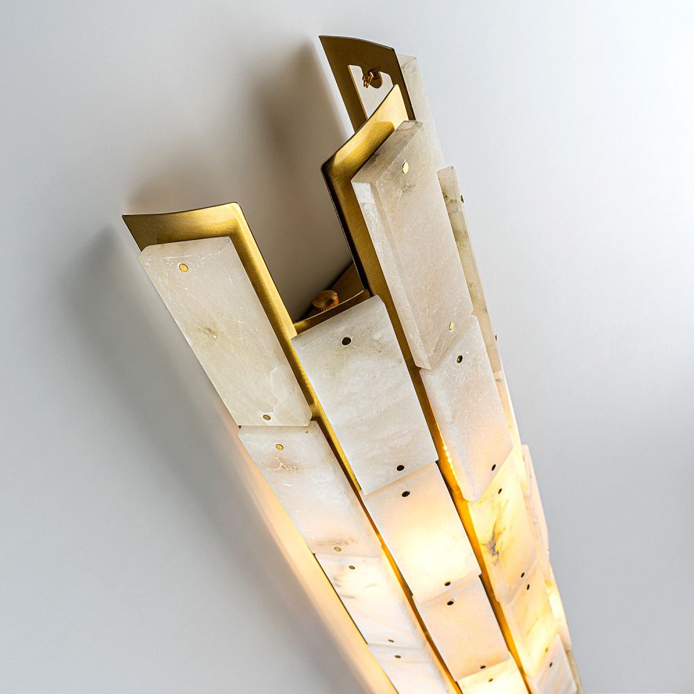 Бра 12,5*6,5*-49 см, 4*G9*40W, Modelux  ML.6998.490 BS, Латунь