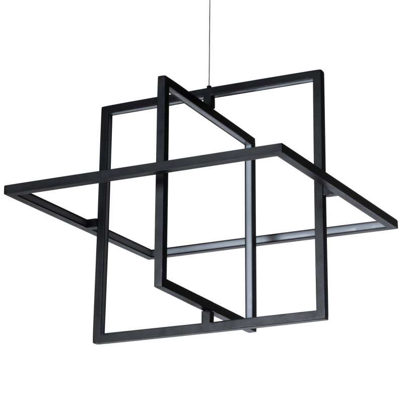 Светильник подвесной светодиодный 49*49*120 см, 3*LED 90W черный Stilfort Brox 4003/02/03P