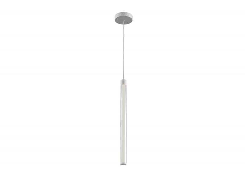 Подвесной светильник 13*65-130 см, LED 10W, 3300K, 950Lm, 3 м2 Maytoni Ray P021PL-L10W, белый