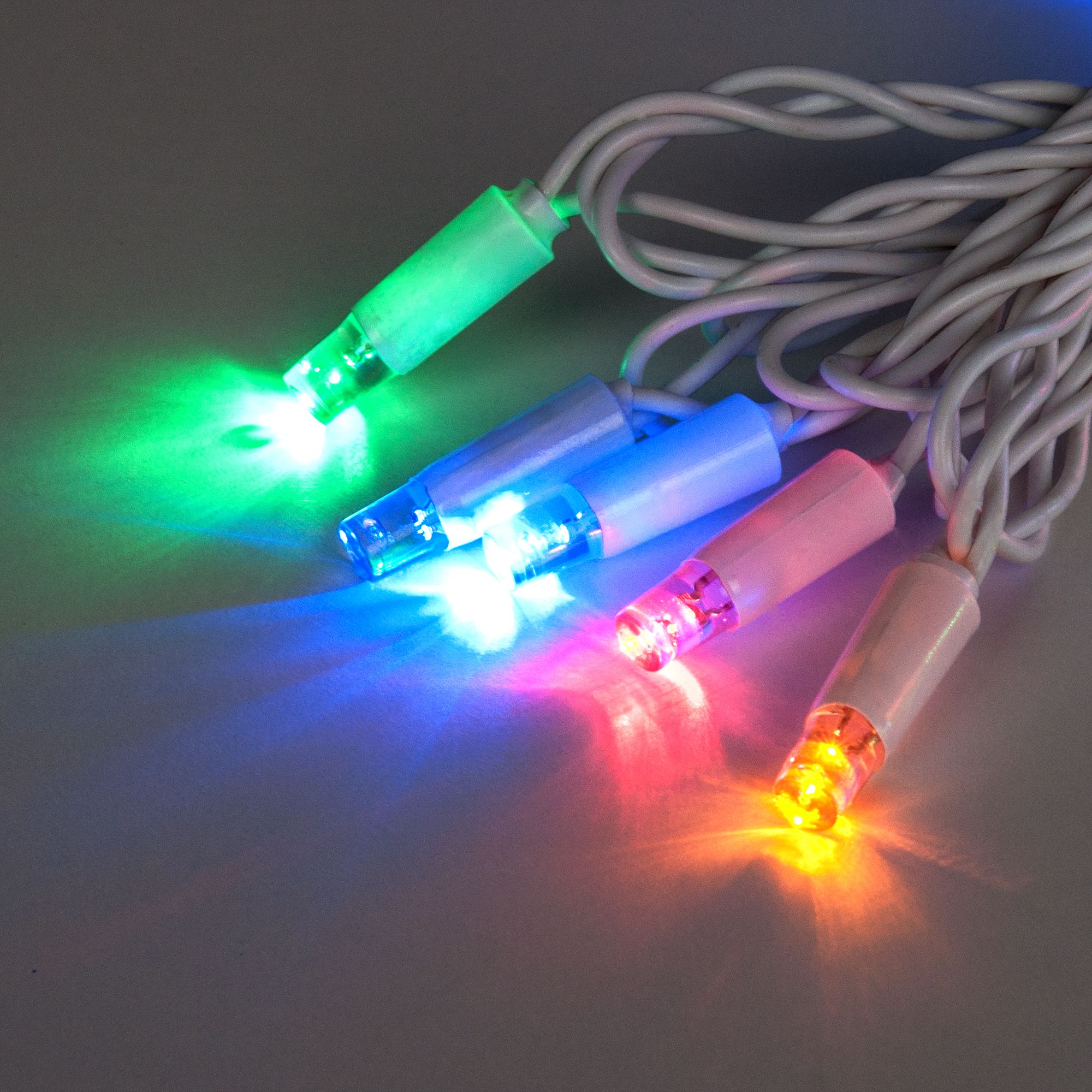 Гирлянда нить с мерцанием 10м IP65 1000 см Elektrostandard 400-101 мульти с эффектом мерцания 10м IP65