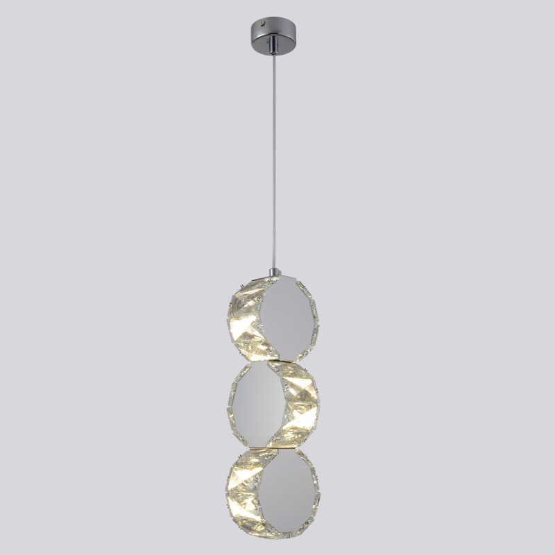 Светильник подвесной 11 см, Crystal Lux BESO SP3, хром