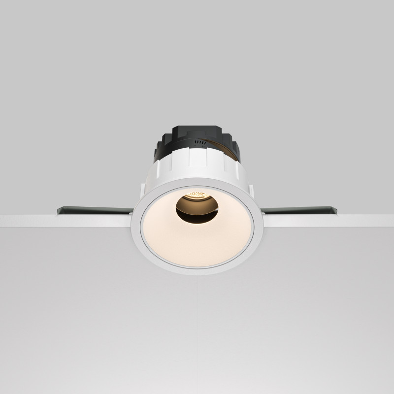 Встраиваемый светильник 8,3*7 см, LED*10W, 3000 К, Wise DL057-10W3K-W Maytoni Downlight, Белый