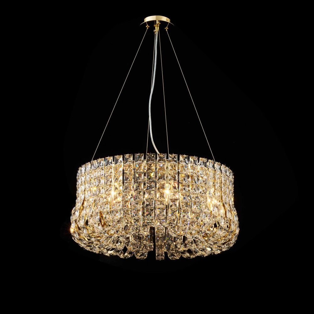 Люстра Ø600 x H270 (1200) мм, E14 8*40W (320W) NewRgy H GOLD (Золото) T20-ф600*H270(1200) H GOLD