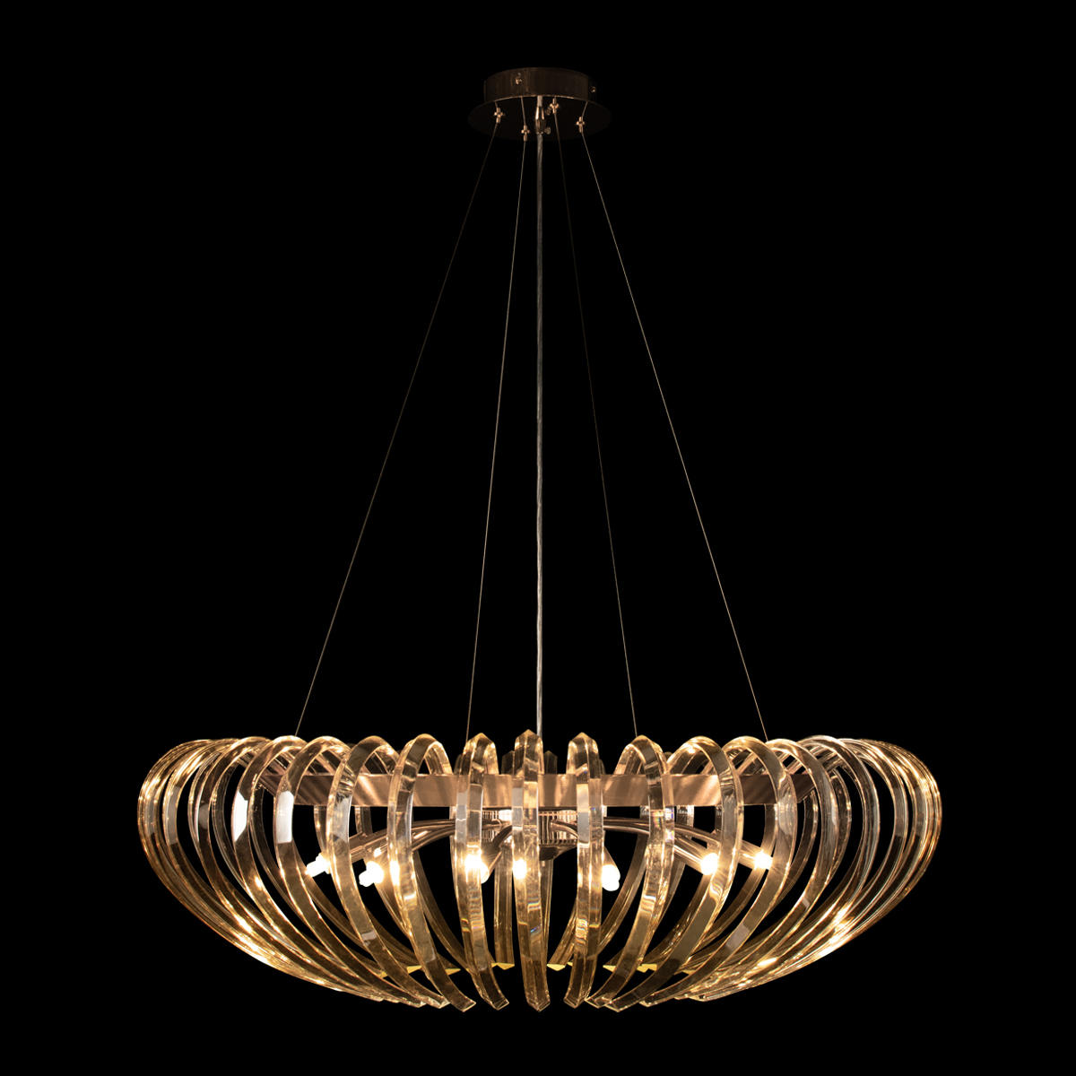 Подвесной светильник 80*25 см, 12*E14 LOFT IT Dakota французское золото 10300/800 French gold