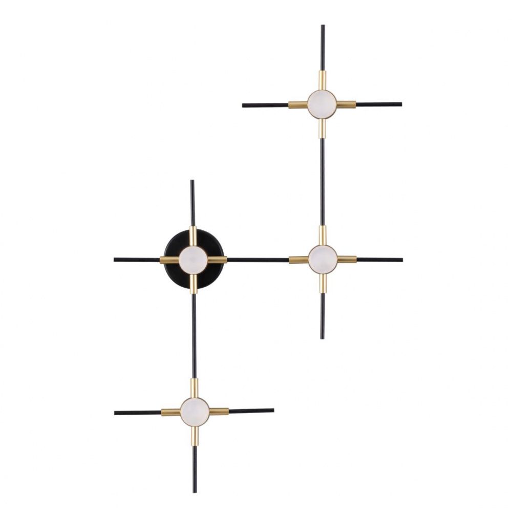 Бра 39*60 см, 14W, 4000K Odeon Light Costella 3906/14WL, черный-золото