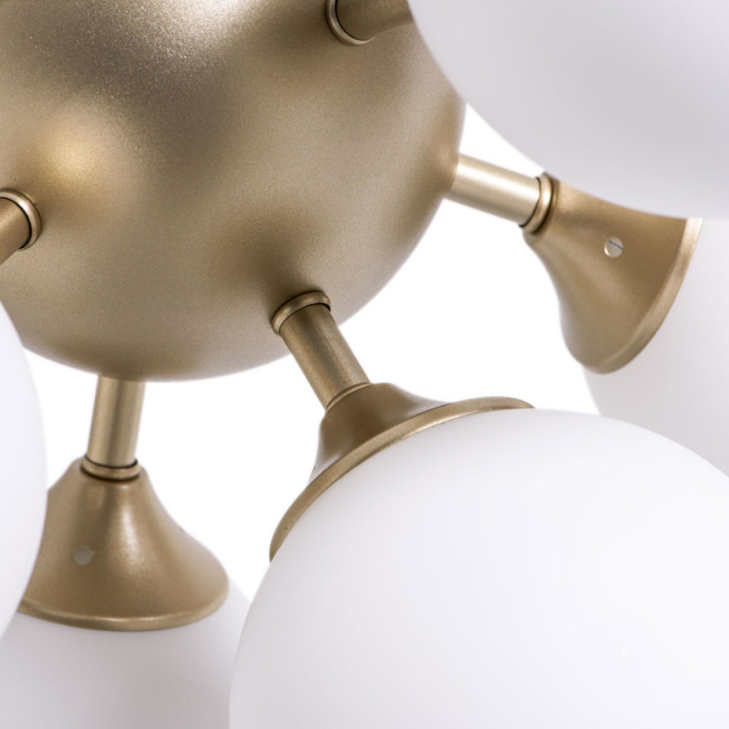 Потолочная люстра Arte Lamp Fobos A2704PL-5SG, диаметр 46 см, золото