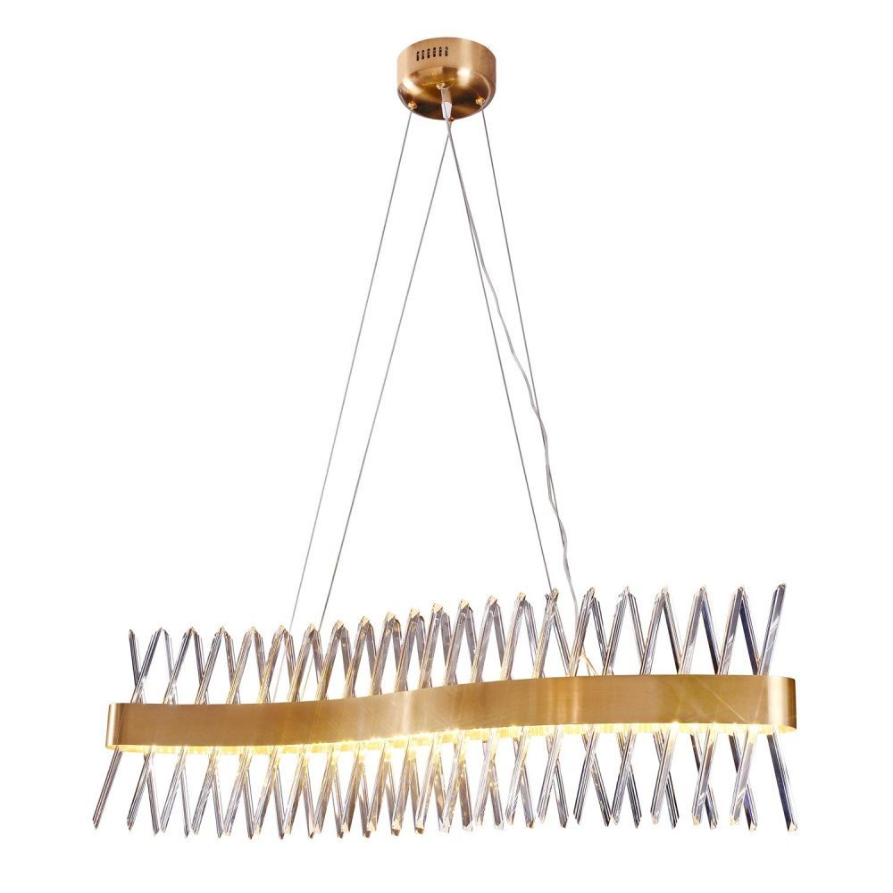 Люстра 100*20*120 см, 1*LED*85W, 4000K Gerhort G21063/100AB, Античная бронза