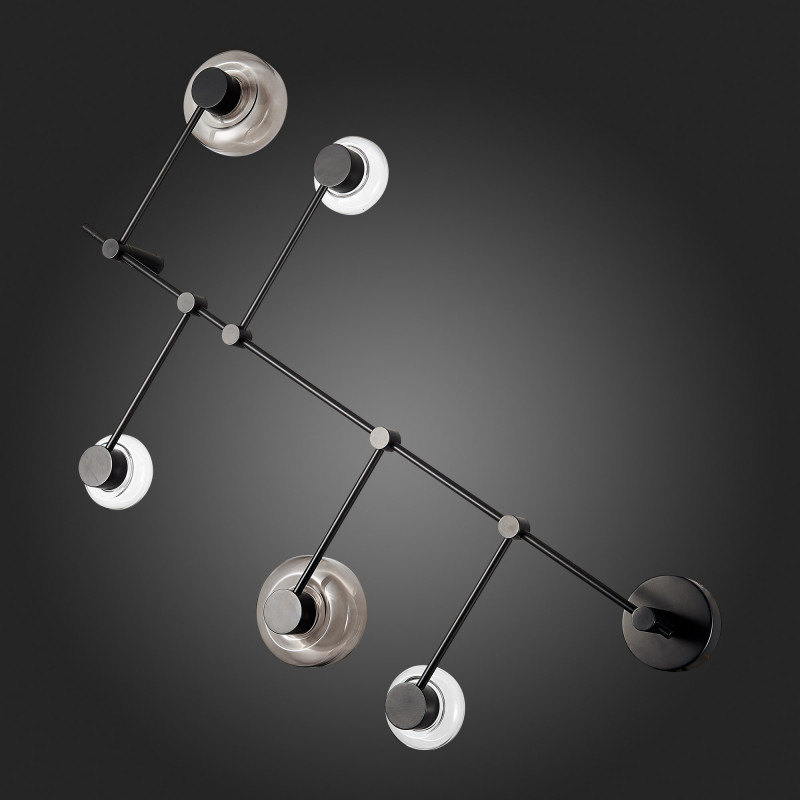 Светильник настенно-потолочный 107*69 см, 15W 3000K ST LUCE VALLO SL6005.401.05 Черный