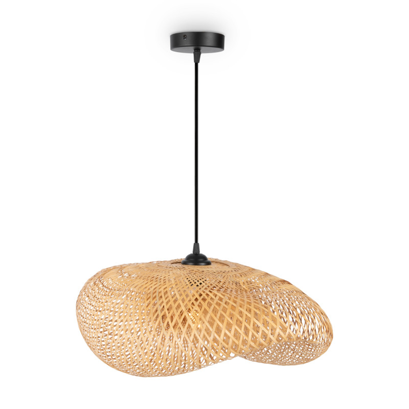 Светильник 47 см, Freya Wavy FR5243PL-01BR9, черный-коричневый
