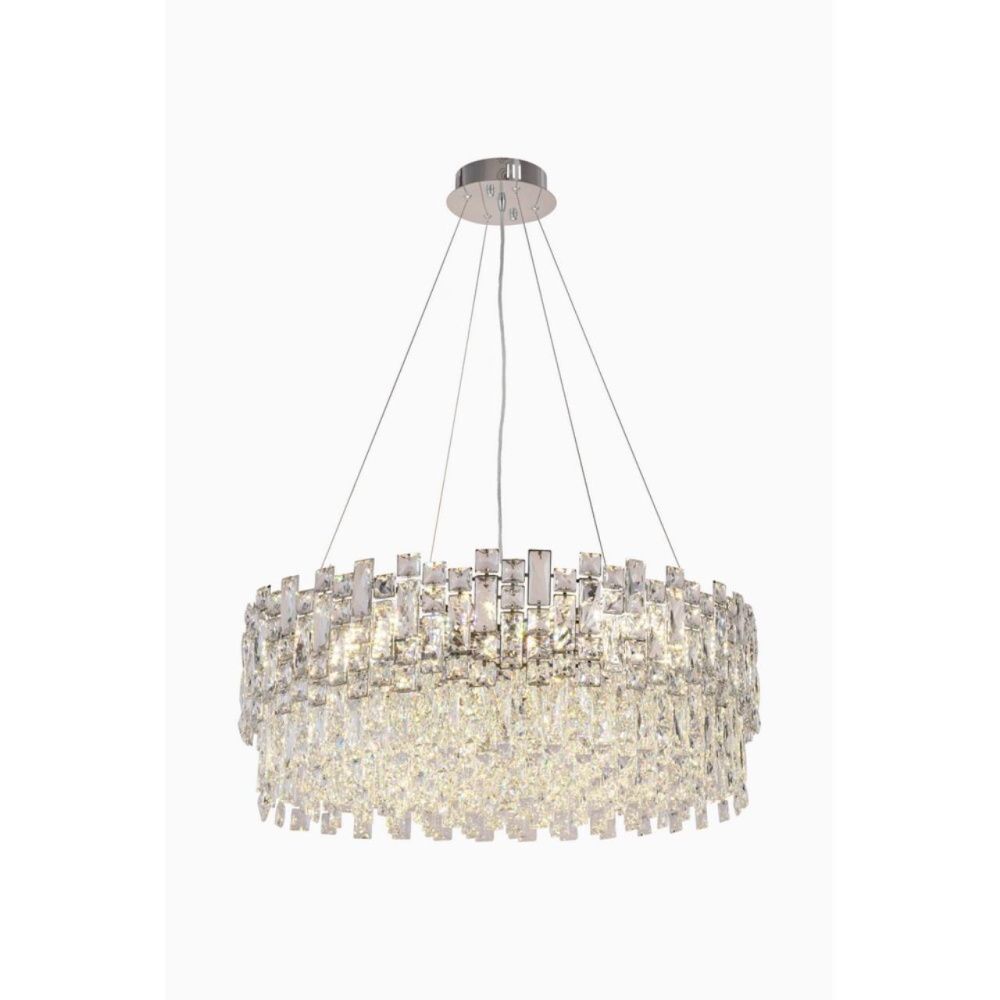 Люстра подвесная 80 см, Aployt Lorenzo APL.798.03.18, хром