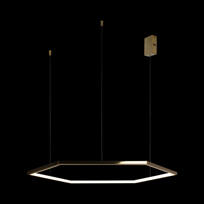 Светильник 80 см, 48W, 3000K, LOFT IT Ring 10016L, золото