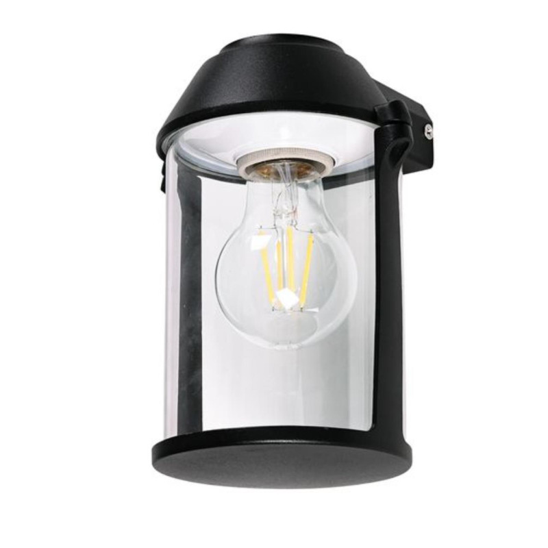 Уличный настенный светильник 18 см, Arte Lamp Minchir A8306AL-1BK, черный