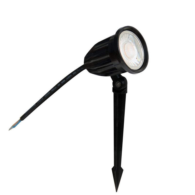 Грунтовый светильник 20 см, 7W, 4000K, Arte Lamp Elsie A1127IN-1BK, черный