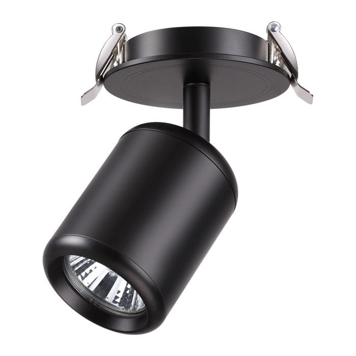 Встраиваемый светильник Novotech Pipe 370451 черный
