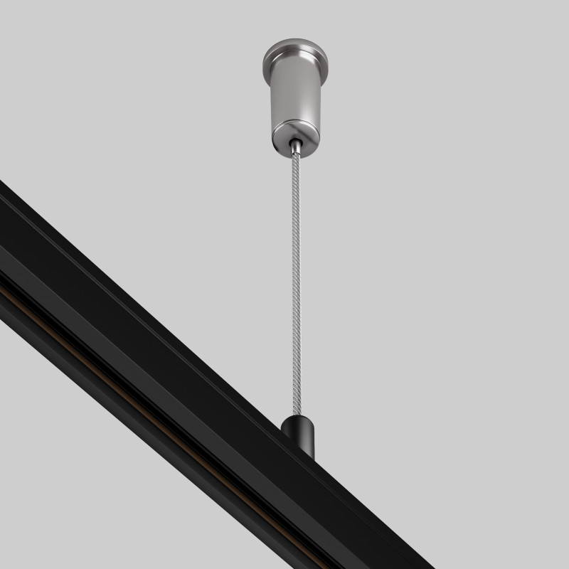 Комплектующие для трековой системы 2,5*0,8*200 см, Maytoni Technical Accessories for tracks Levity TRA184SW-1B черный
