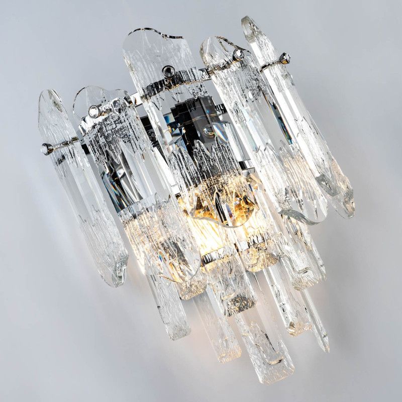 Настенный светильник 23x14x26см, Е14, 2x40Вт, , Modelux ML.7083.02 CR Хром