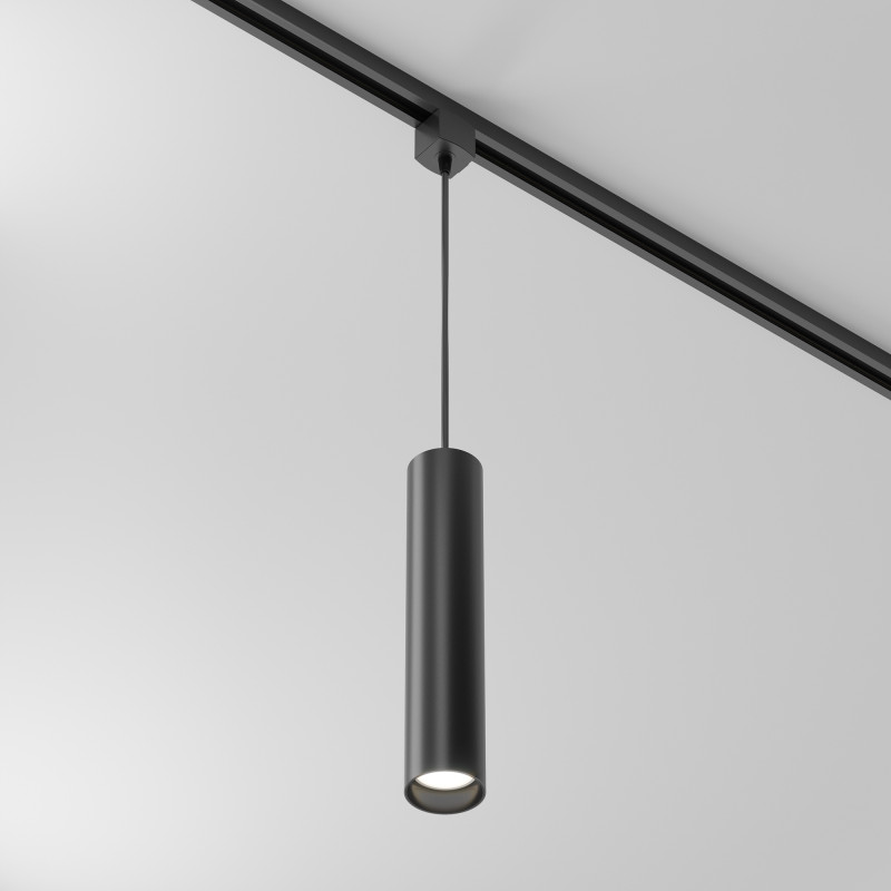 Трековый светильник Однофазный Maytoni Technical Focus TR025-1-GU10-B Черный
