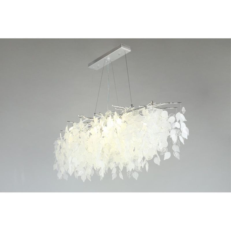 Подвесная люстра 120*60*80-150 см, 13*G9, 5W, Aployt Zhozefina APL.849.33.13, хром