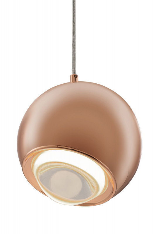 Светильник подвесной Maytoni Akis P065PL-L7RG3K, 7W LED, 3000K, розовое золото