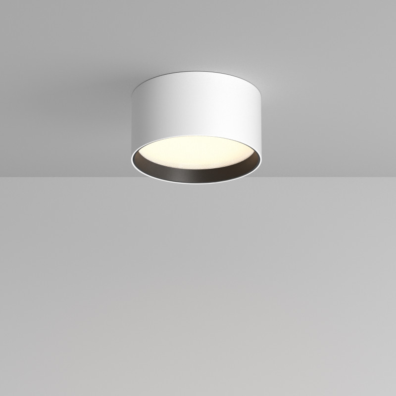 Потолочный светильник 12*6,4 см, LED 12W 3000K Maytoni Technical Ceiling Glare C091CL-12W3K-W белый