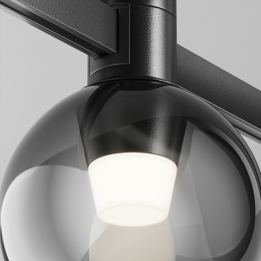 Трековый светильник Bubble Flarity 4000K 3Вт 120°, 11,5 см, LED*3W, Maytoni TR148-1-3W4K-B, Черный