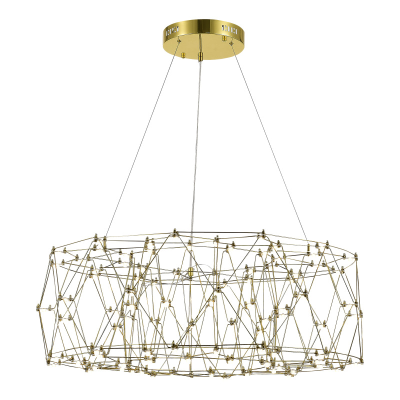 Подвесная люстра 80*26 см, LED, 48W, 4000К, ST-Luce sl6602 SL6602.203.48 золотой