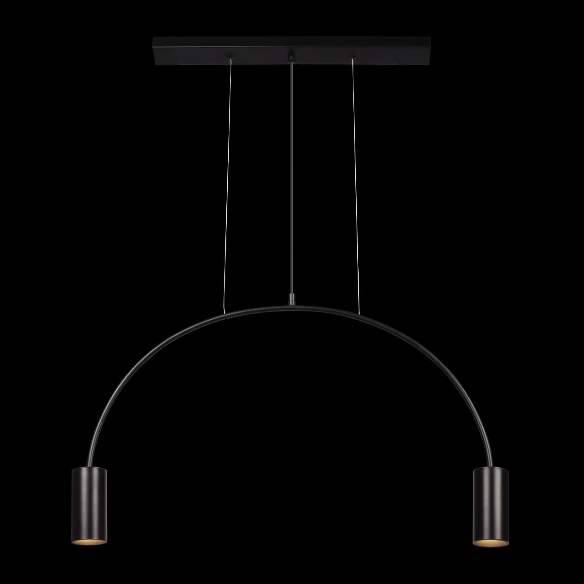 Подвесной светильник 63 см, 2*GU10*5W 3000K черный LOFT IT Volta 5044-2