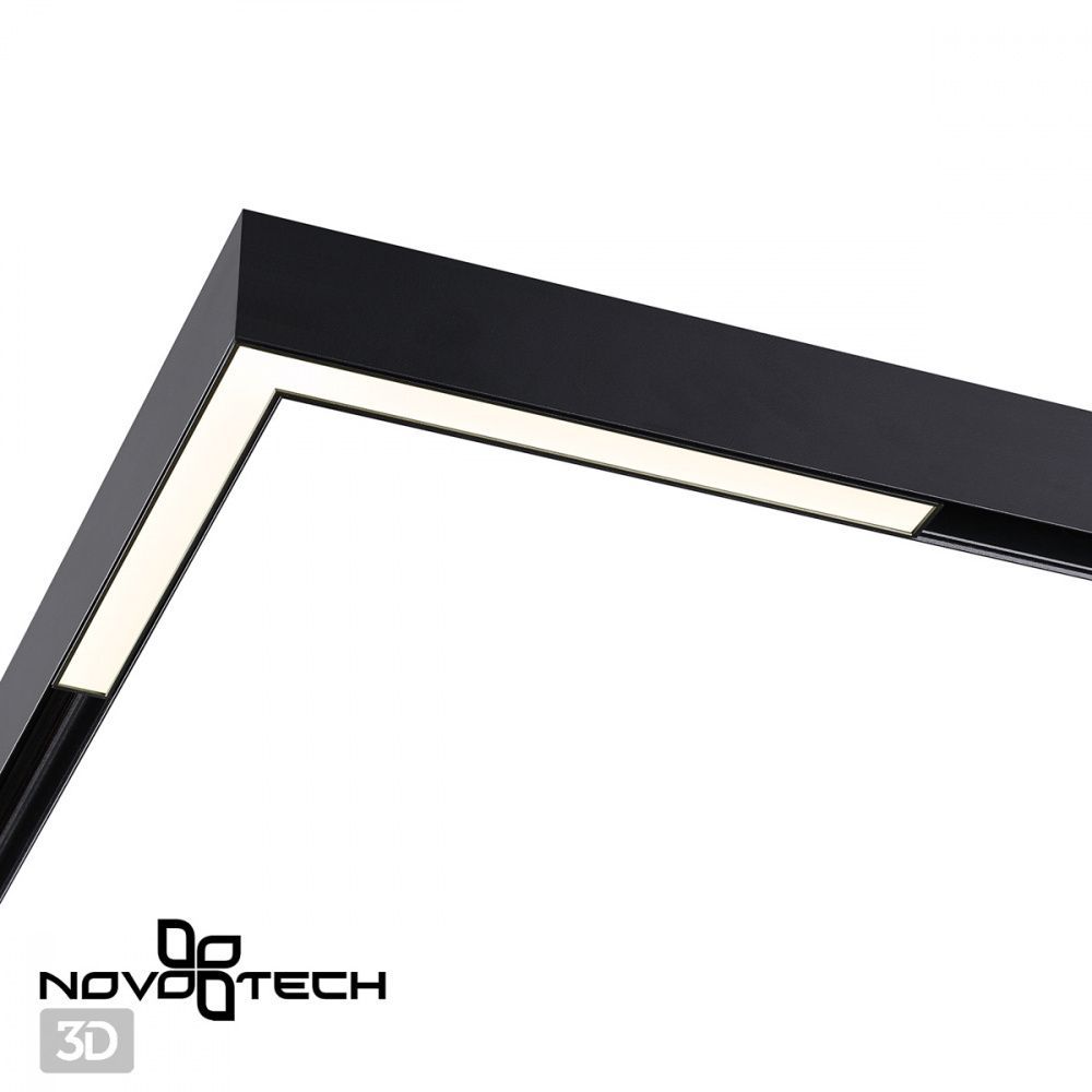 Трековый светильник для низковольтного шинопровода LED Novotech Flum 358606, LED, 4000K, черный