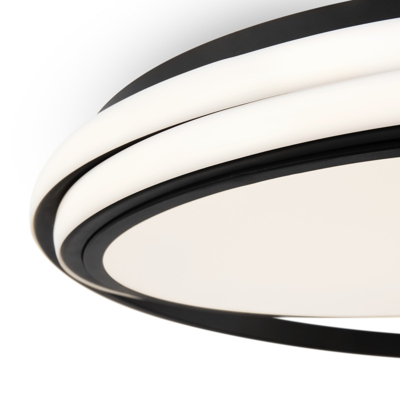 Светильник 50 см, 98W, 3000-6000K Freya Lisoa FR10032CL-L98B, черный