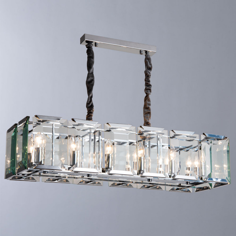 Подвесная люстра, хром, Divinare Ostin 1100/02 SP-12