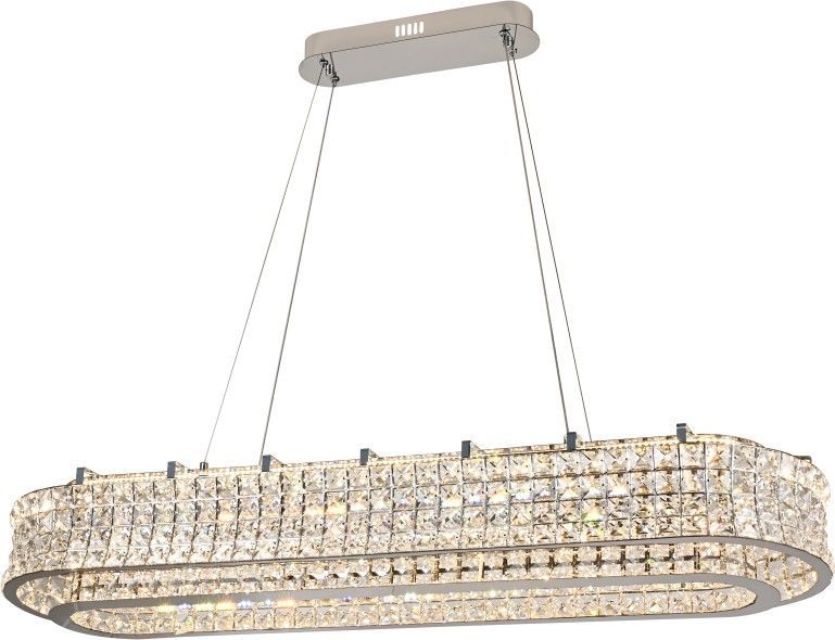 Подвесная люстра 120 см, 150W, 3000-6000K, Stilfort Karnelli 4024/09/12PL, хром