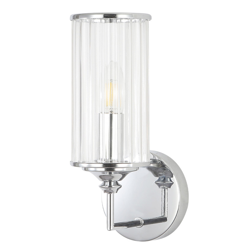 Бра 33 см, Crystal Lux GLORIA AP1 CHROME, хром