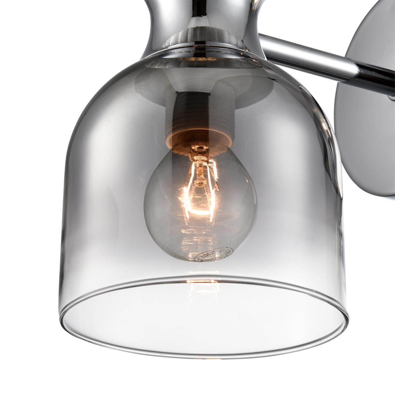 Бра 18,5*26 см, 2*G9 + E14 Lumion Tauna 8114/2W хром