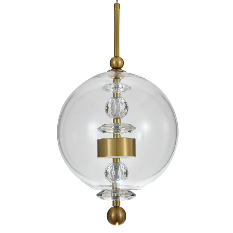 Подвесной светильник 25*25*189 см, LED, 7W, 4000К, Indigo ILLUSIONE V000189L бронзовый, 11055/1P Clear