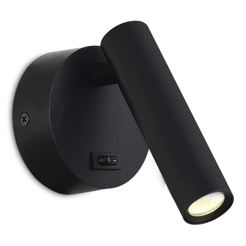 Светильник настенный 6*6,5 см, 1*LED*5W 3000K ST LUCE ST161.401.05 черный
