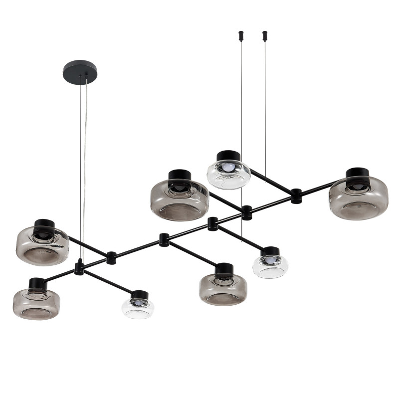 Светильник подвесной 138*70 см, 24W 3000K ST LUCE VALLO SL6005.403.08 Черный