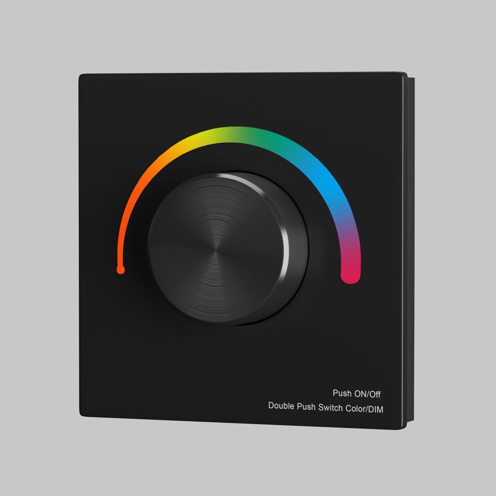 Роторная панель управления RF трехканальная 12-48В Цветная (RGB) 576Вт Maytoni 711028