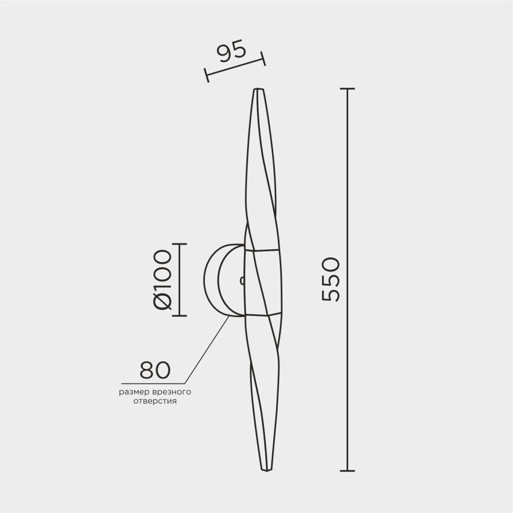 Настенный светильник MODELUX ML.510.02 GD