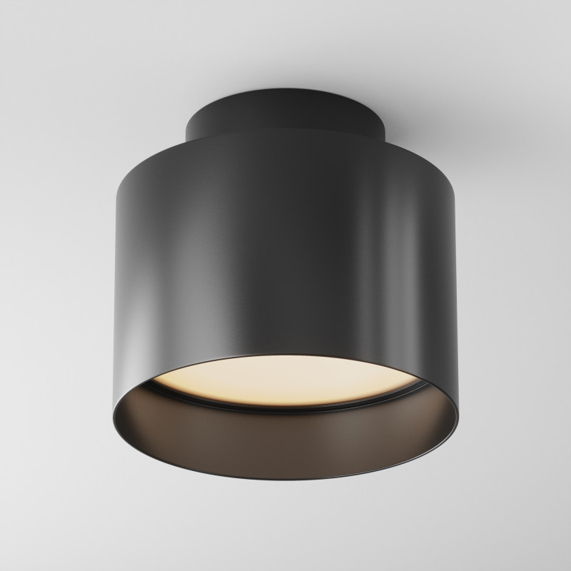 Светильник 9,8*9,8 см, LED 12W, 3000K Maytoni Planet C009CW-L12B, черный