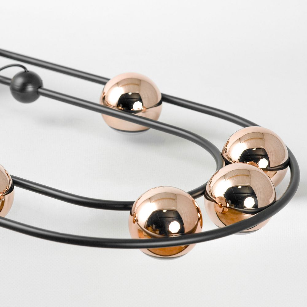 Линейно-подвесной светильник *95*35-180 см, 16*LED*3W, 3000K, Lussole Taylor LSP-7379, черный