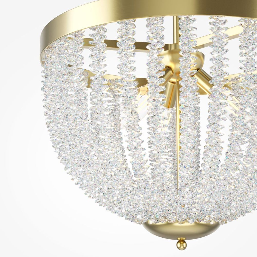 Потолочный светильник 41 см, Maytoni Intrigue MOD440CL-03BS, латунь