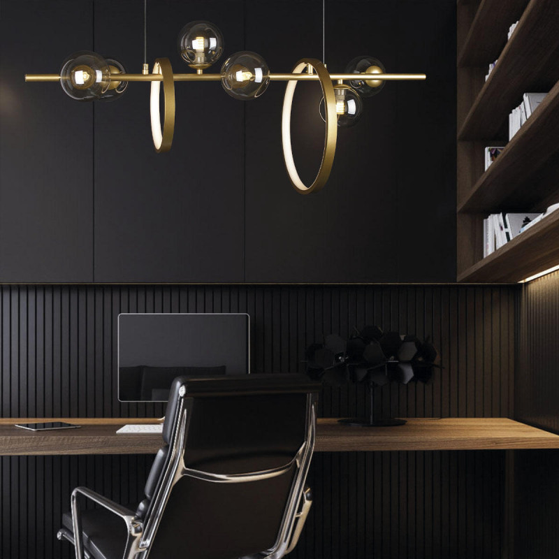 Светильник 90* см, *G9*W, 3000К Loft It 10139/900L Molecule, Золото