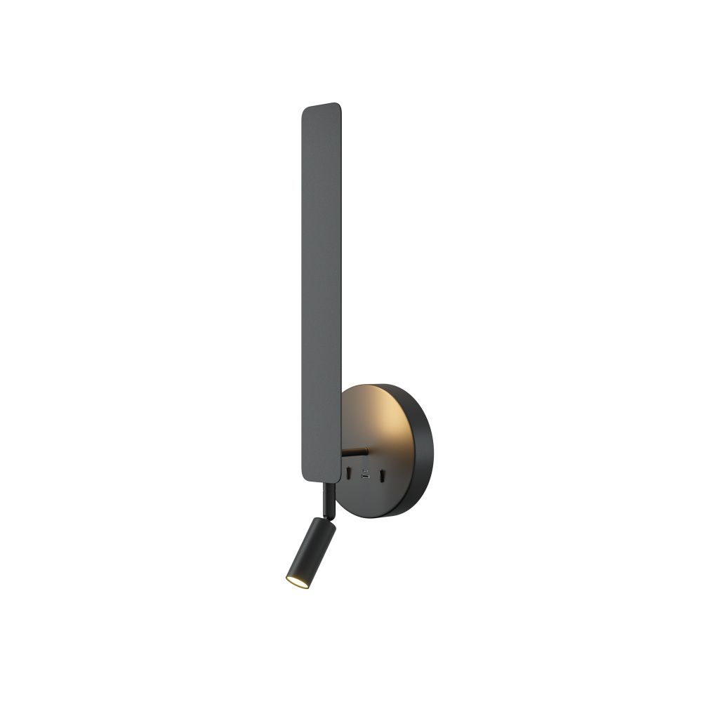 Бра Maytoni MOD214WL-L8B3K1 9,6*15*-51,6 см, *LED*11W, K, Maytoni Combo MOD214WL-L8B3K1, Черный