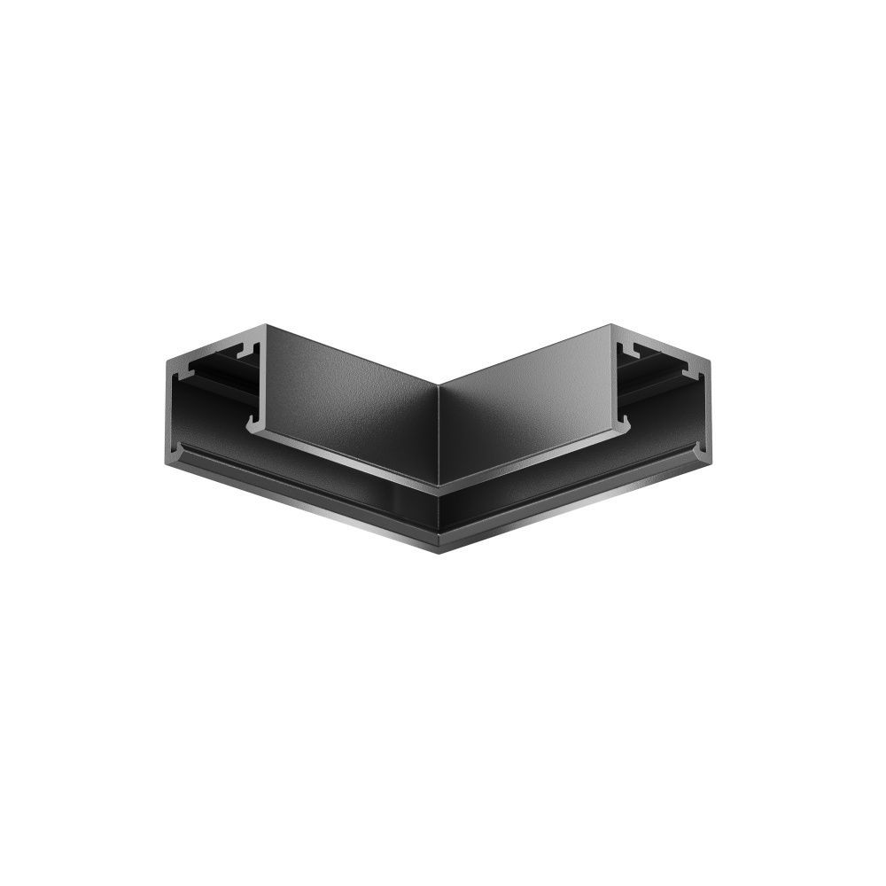 Коннектор угловой Exility X накладной, черный 5*5*1 см, Maytoni Technical  TRA239CL-41B, Черный