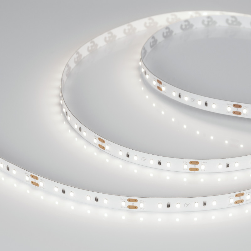Лента MICROLED-M120-8mm 24V Day5000 (6.5 W/m, IP20, 2216, 5m) (Arlight, Открытый) 024436(2). Цена указана за 5 метров. Продается кратно 5 метрам.